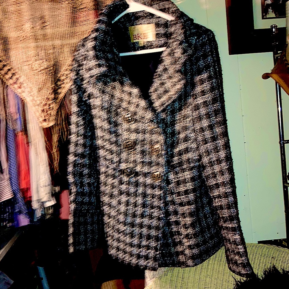 BKE HOUNDSTOOTH COAT.